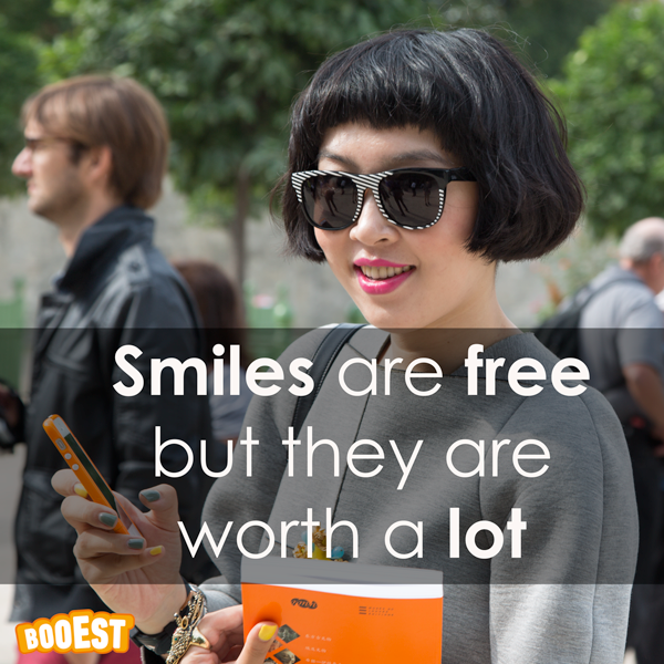 smiles are free quote