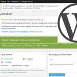 wordpress dashboard