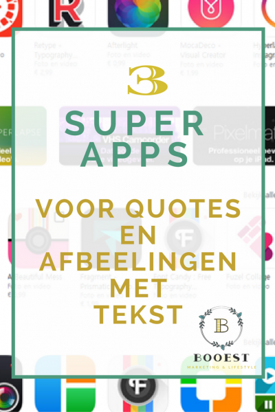 3 super apps voor quotes en afbeeldingen met tekst. http://new.booest.nl/3-super-apps-voor-quotes-of-afbeeldingen-met-tekst/