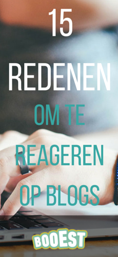 15 redenen om te reageren op blogs